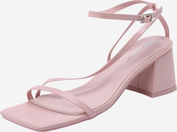 Public Desire Strap sandal 'ECLIPSE' in Pink: front