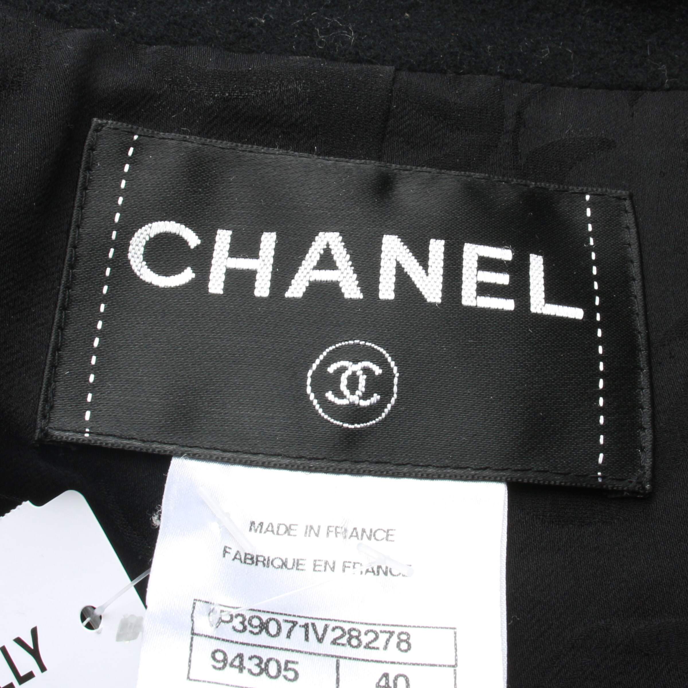 CHANEL Blazer M in Schwarz