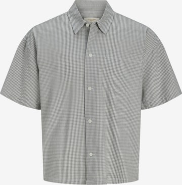 Fit confort Chemise 'JORSAVONA' Jack & Jones Plus en noir : devant