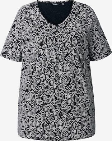 Ulla Popken T-Shirt in Schwarz: Vorderseite