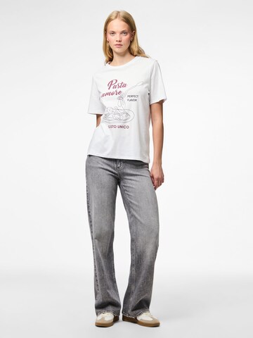 PIECES Shirt 'PCJilliane' in Wit