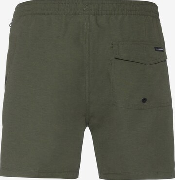 QUIKSILVER Athletic Swim Trunks 'Everyday Delux' in Green