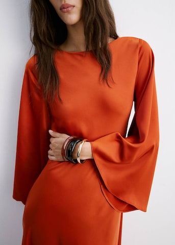 MANGO Evening Dress 'Rouse-a' in Orange