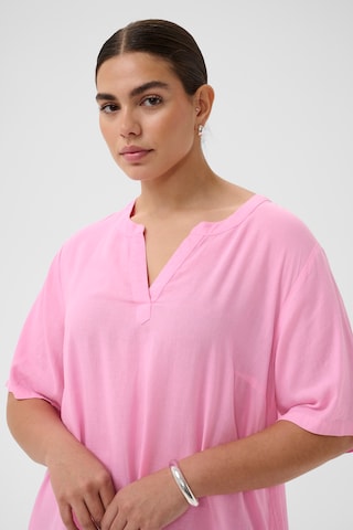 KAFFE CURVE Dress 'KCMille' in Pink