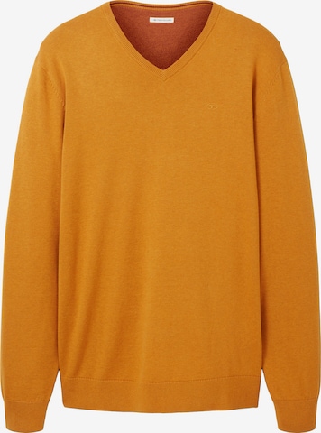 TOM TAILOR Regular fit Sweater in Orange: front
