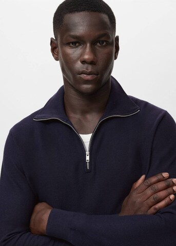 MANGO MAN Pullover 'Tenp' in Blau