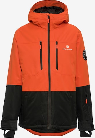 MAUI WOWIE Athletic Jacket in Orange: front