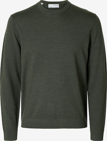 SELECTED Neulepaita 'SLHTray' värissä vihreä: etupuoli