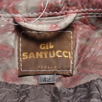 Gil Santucci Lederjacke S in Grau