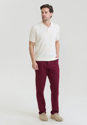 Felix Hardy Slimfit Παντελόνι σε κόκκινο