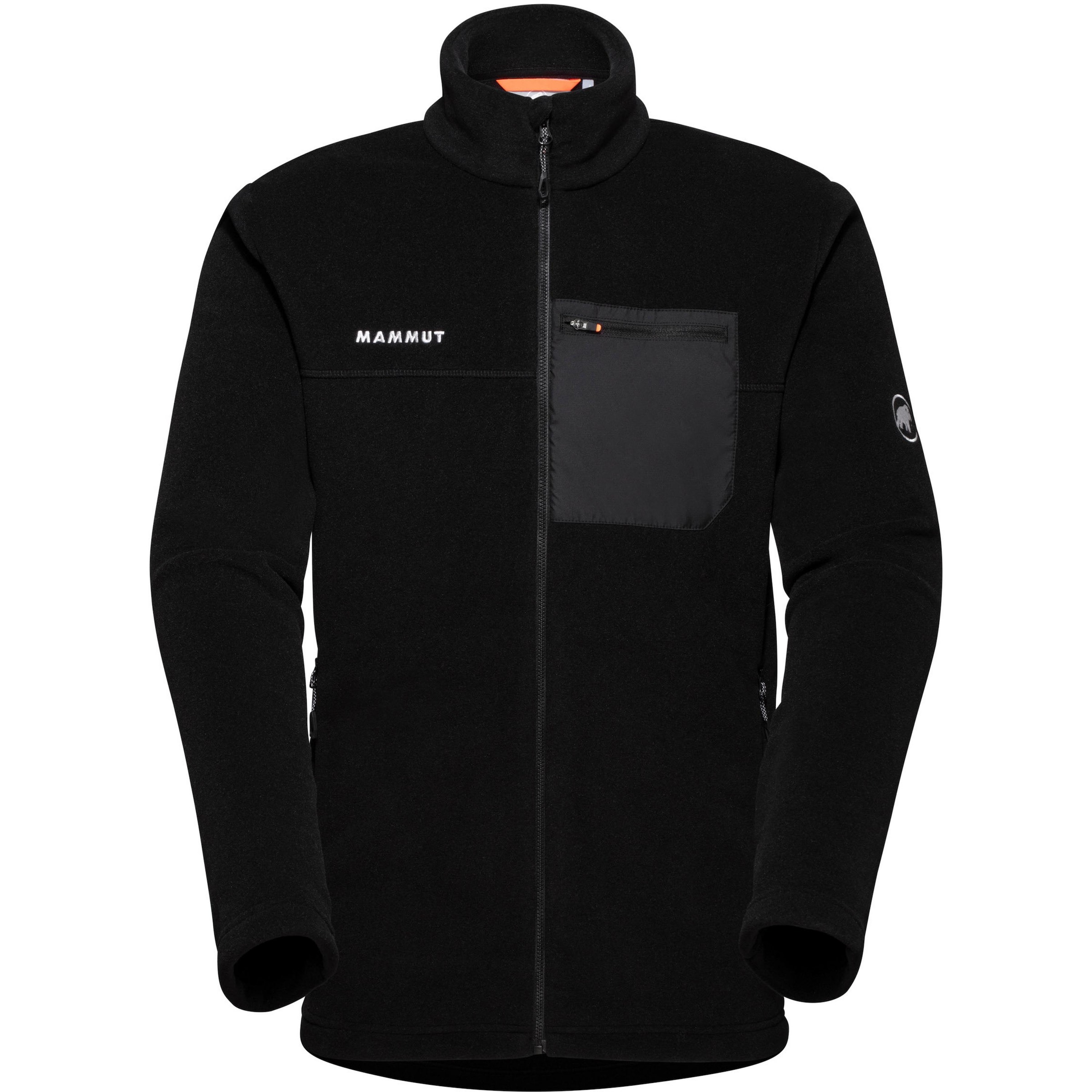 MAMMUT Athletic Fleece Jacket 'Innominata' in Black: front