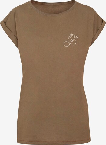 Merchcode Shirt 'Cherry' in Brown: front