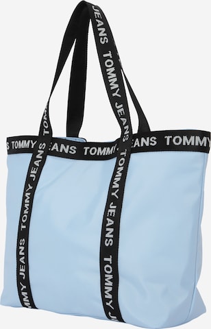 Tommy Jeans Shopper in Blauw: voorkant