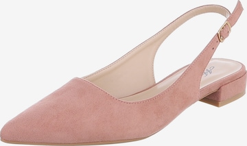 Ital-Design Slingpumps in Pink: Vorderseite