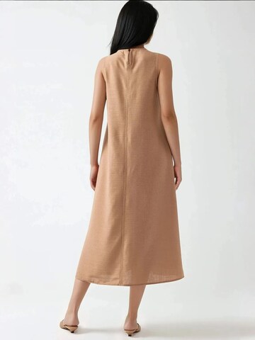 Hiccup Dress in Beige