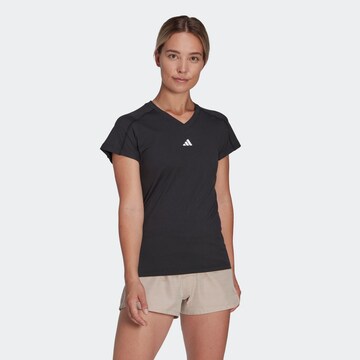 ADIDAS PERFORMANCE Performance Shirt 'Train Essentials' in Black: front