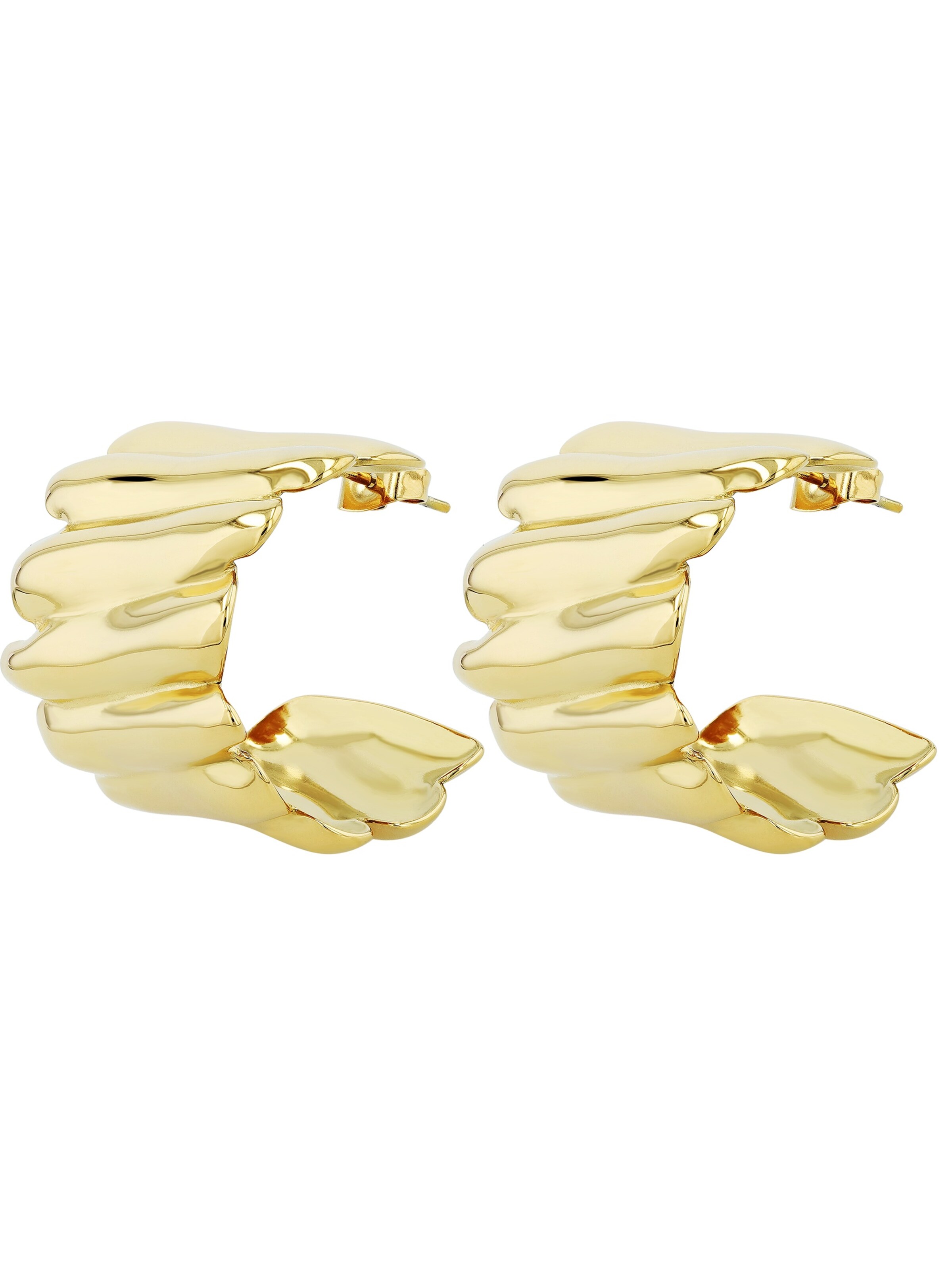 Akzent Earrings 'langlebig' in Gold: front