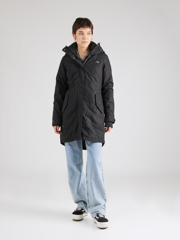 Parka d’hiver 'Jannisa' Ragwear en noir : devant