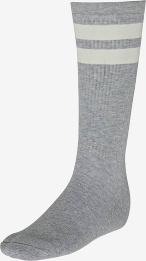 Boggi Milano Chaussettes en gris chiné / blanc, Vue avec produit