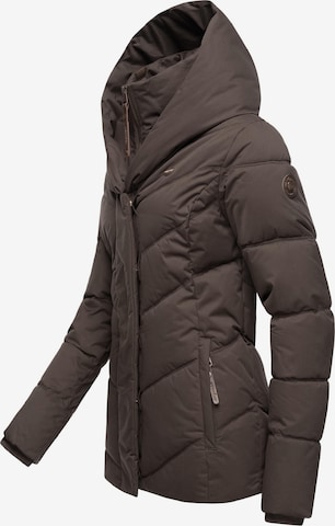 Ragwear Winter jacket 'Natesa' in Brown
