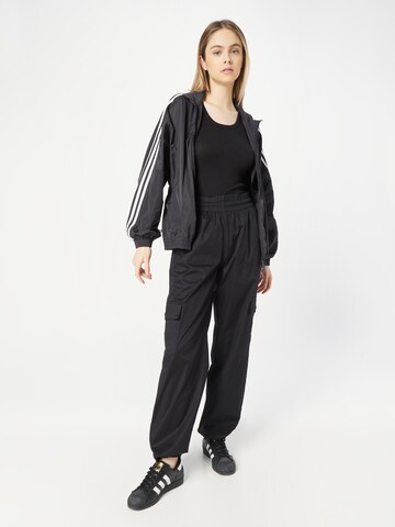 Wide Leg Pantalon cargo 'Wide ' ADIDAS ORIGINALS en noir