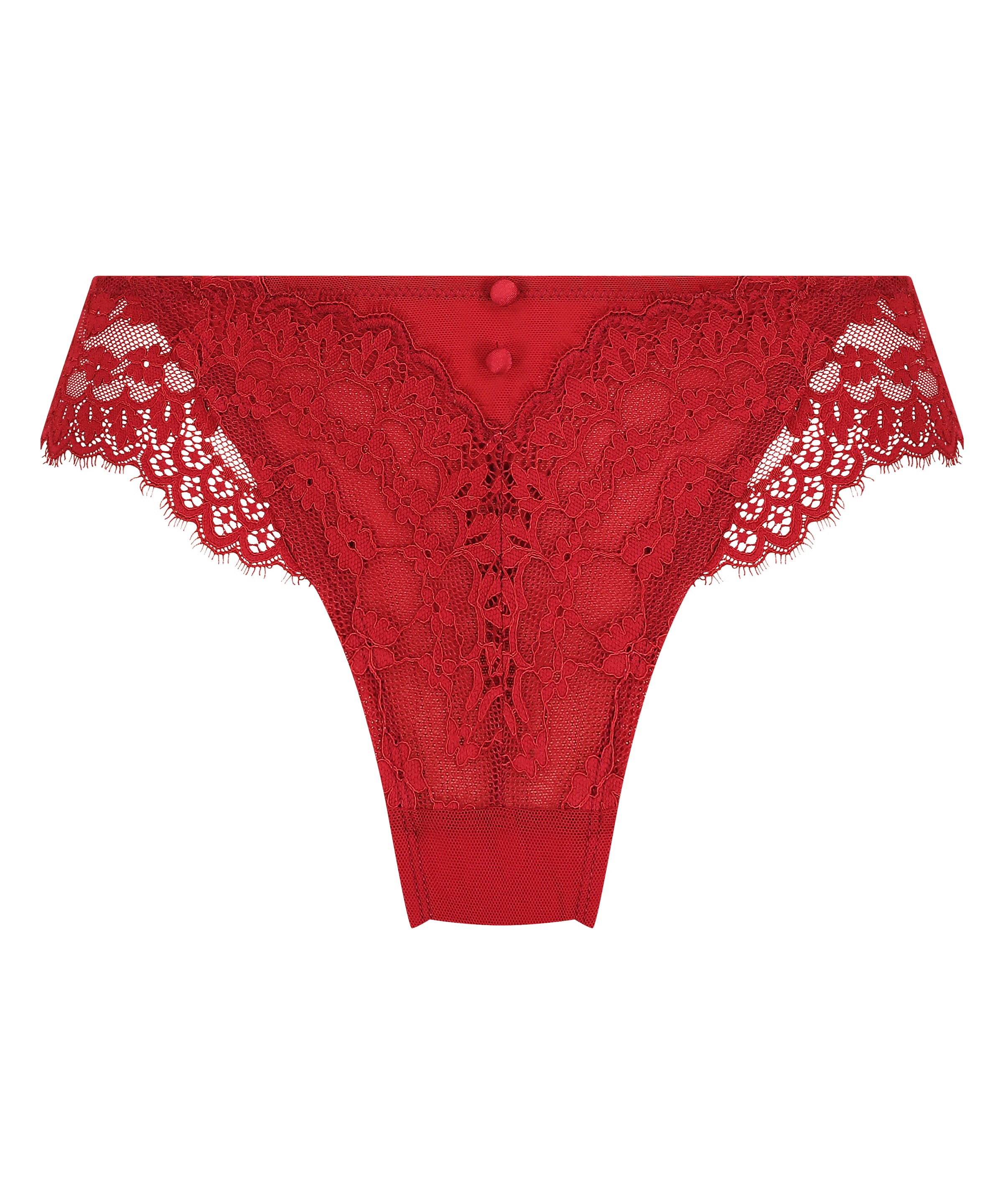 Slip 'Daisy' Hunkemöller en rouge : devant