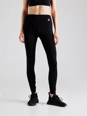 HUGO Skinny Leggings 'Noparda' in Zwart: voorkant