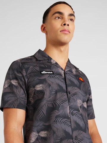 ELLESSE Regular fit Button Up Shirt in Black