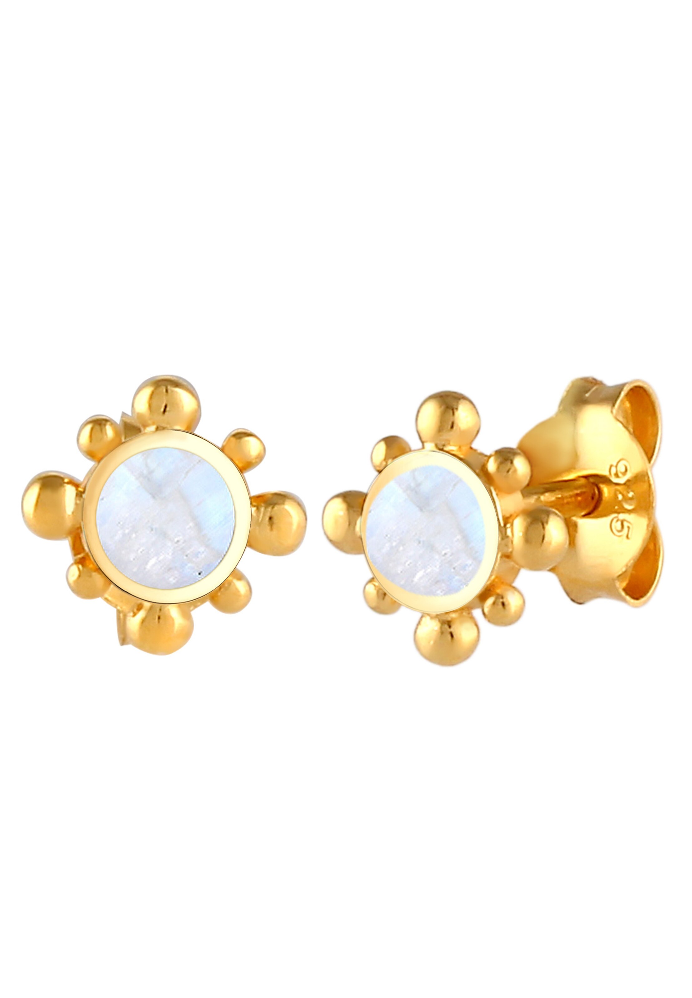 Boucles d'oreilles ELLI en or : devant