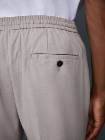 Next Slim fit Trousers with creases in Beige