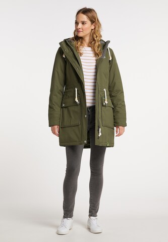 Parka d’hiver Schmuddelwedda en vert