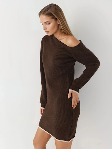 Abito in maglia di My fashion in marrone