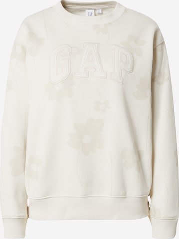 GAP - Sweatshirt 'HERITAGE' em bege: frente