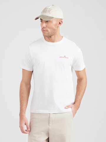GUESS JEANS Футболка 'WEST COAST HOTEL' в Белый