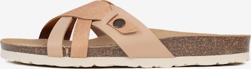 Bayton Mule 'Gatien' in Beige: front