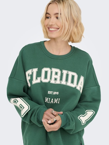 Felpa 'ONLVICTORY' di ONLY in verde