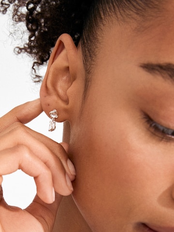 PilgrimNaušnica 'Ami' - srebro boja