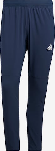 Regular Pantaloni sport de la ADIDAS SPORTSWEAR pe albastru: față