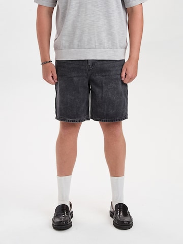 Dxnmxrk - Loosefit Calças de ganga 'DXHektor' em preto: frente