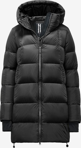 BOMBOOGIE Winter Coat in Black: front