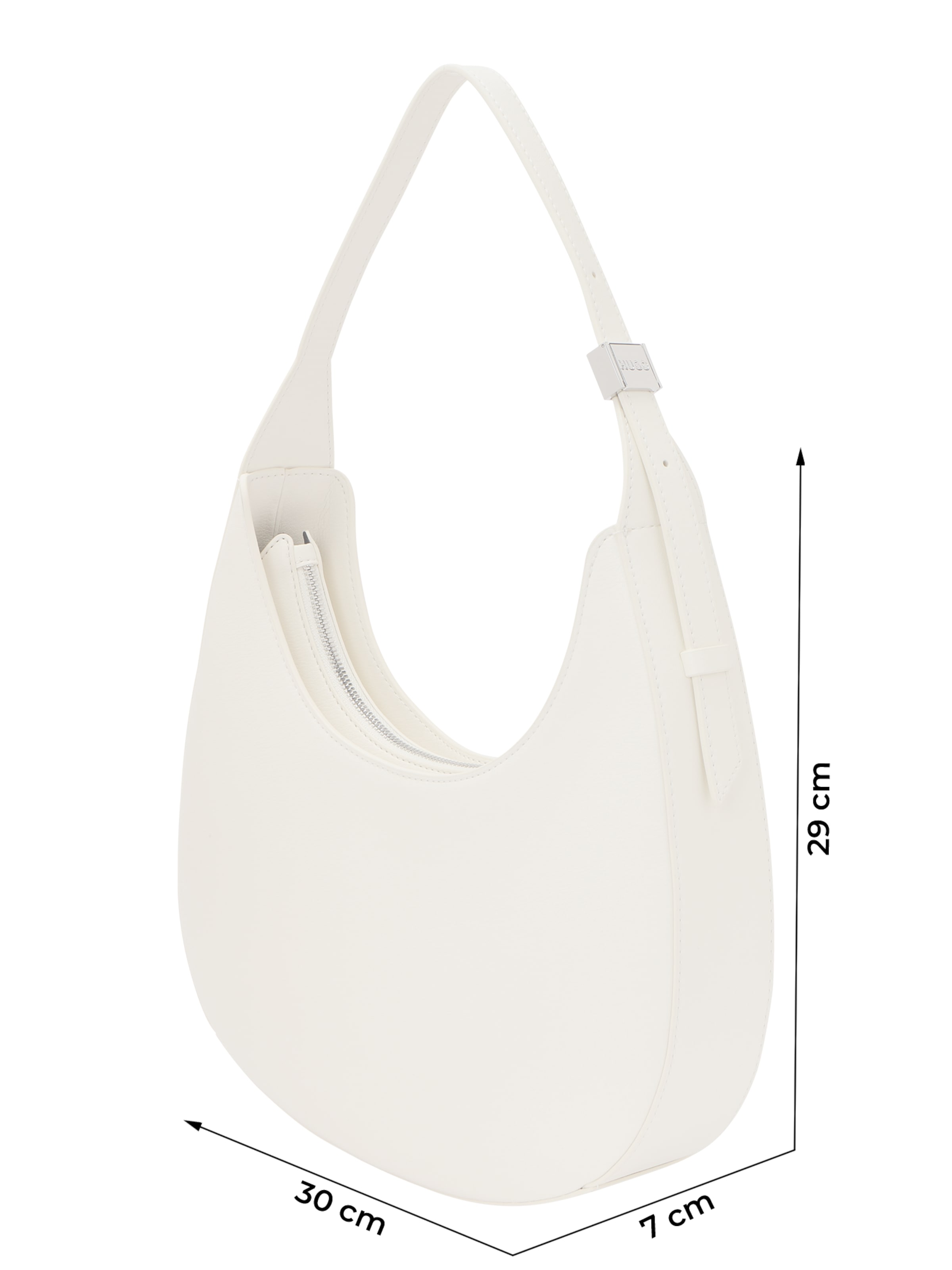 HUGO Schultertasche 'Mel 2.0' in Weiß