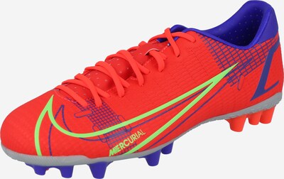 NIKE Chaussure de foot 'VAPOR 14 ACADEMY' en bleu / citron vert / rouge orangé, Vue avec produit