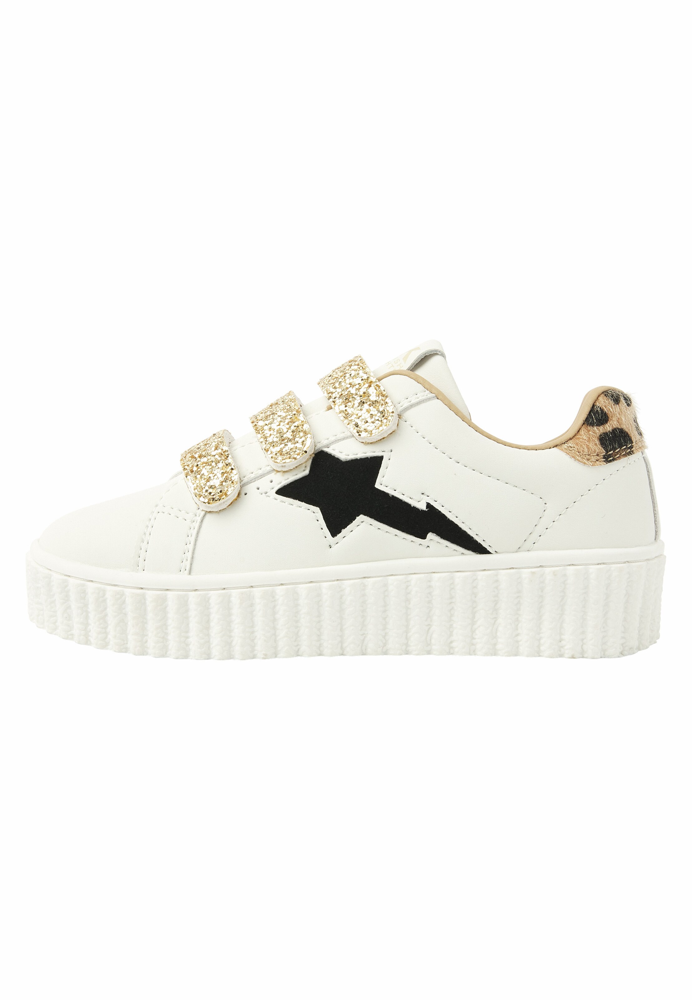 BRITISH KNIGHTS Sneakers 'BLISS VELCRO' in Wit: voorkant