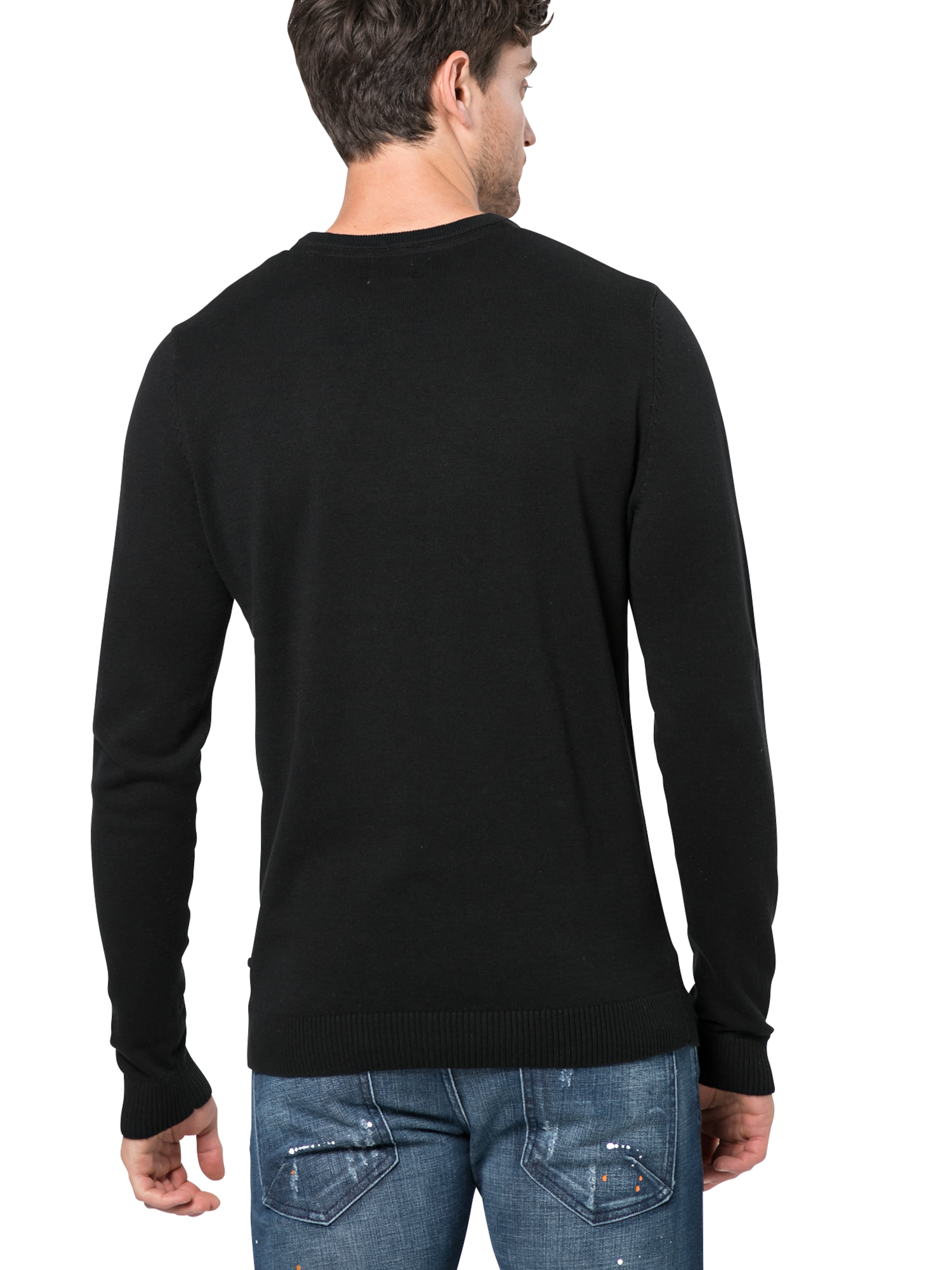 JACK & JONES Πουλόβερ σε μαύρο