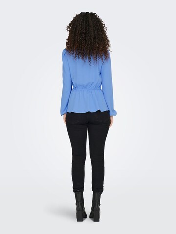 Chemisier 'Mette' ONLY en bleu