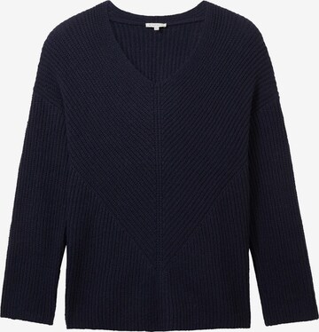 Tom Tailor Women + Sweater in Blue: front