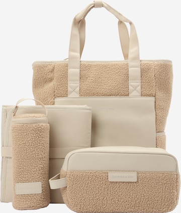 Kapten & Son - Bolsa para pañales 'Lindby' en beige: frente