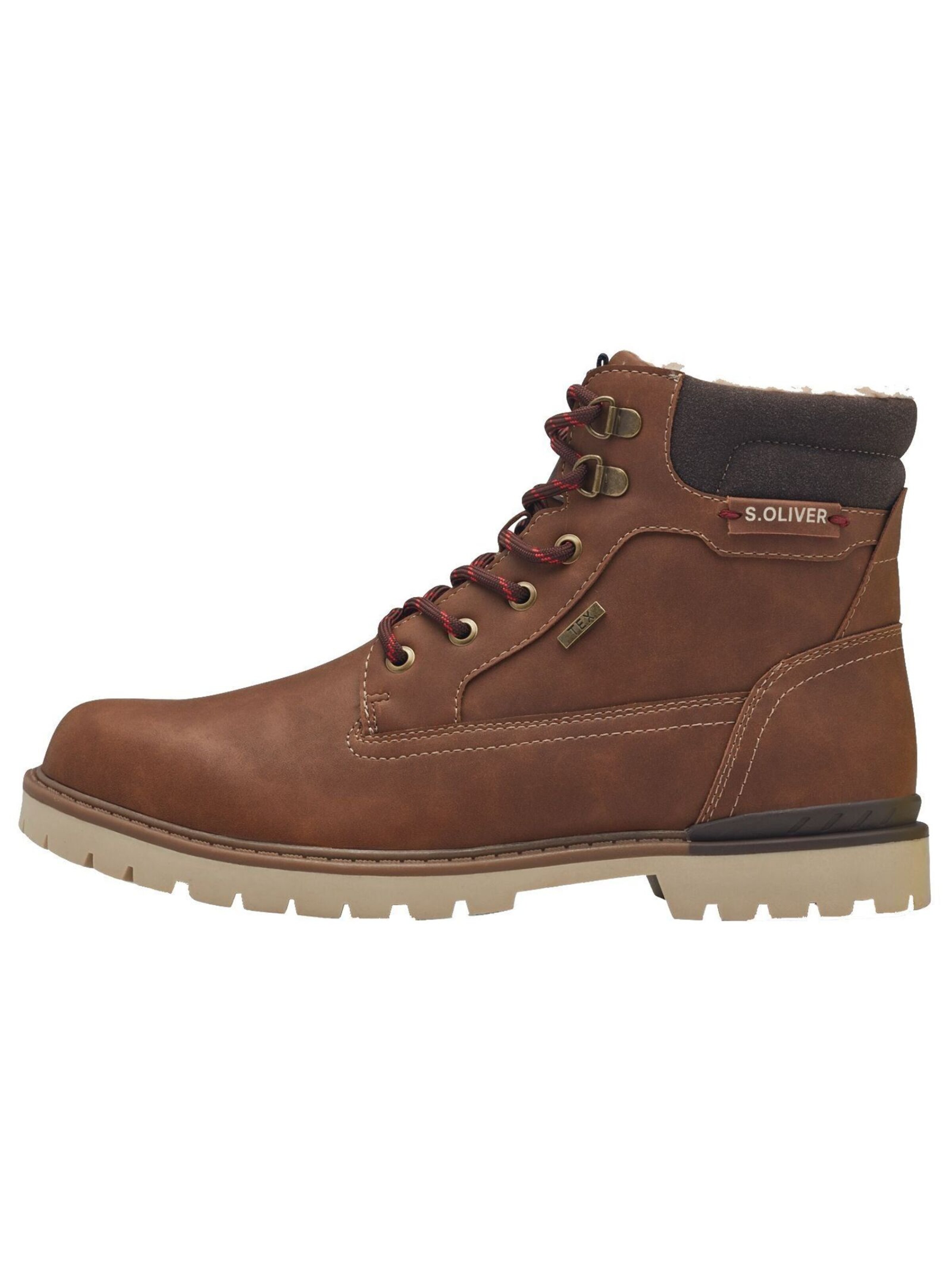 s.Oliver Lace-up boots in Brown
