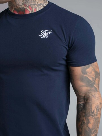 SikSilk Shirt 'Essentials' in Blau