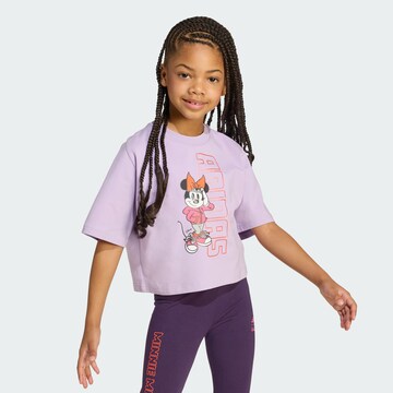T-Shirt fonctionnel 'Disney Minnie Mouse' ADIDAS SPORTSWEAR en violet : devant